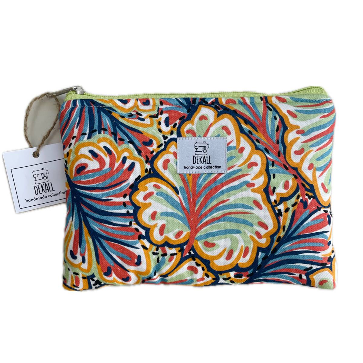 Mini Pouch Tropical Leaves