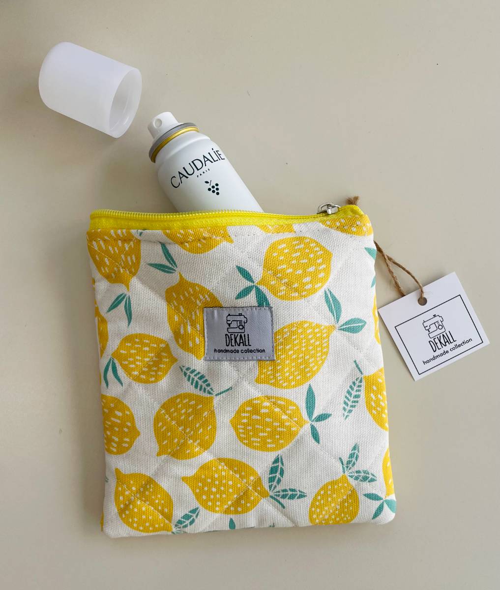 Square Mini Pouch Lemon Blossom