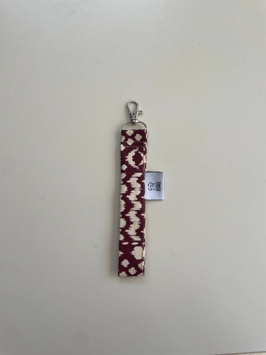 Bordeaux Nomad Wristlet Keychain