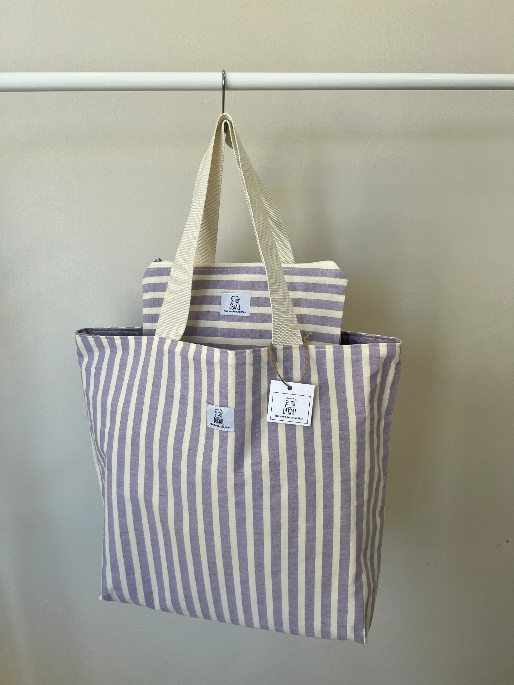 Sea Mist Beach Bag & Pouch Set