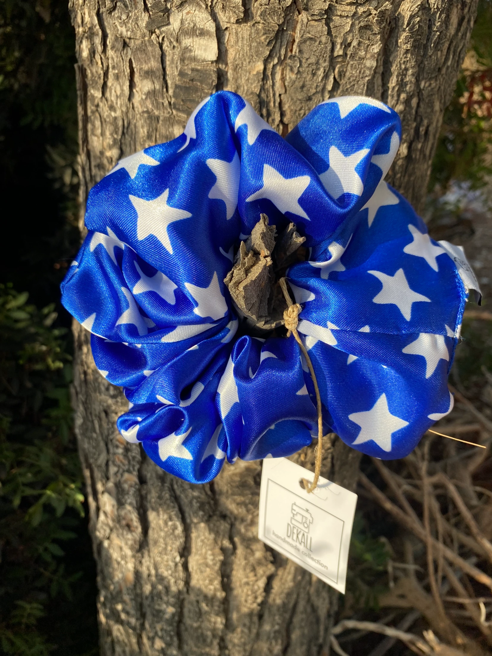 Scrunchie Starry Blue - φωτογραφία 2