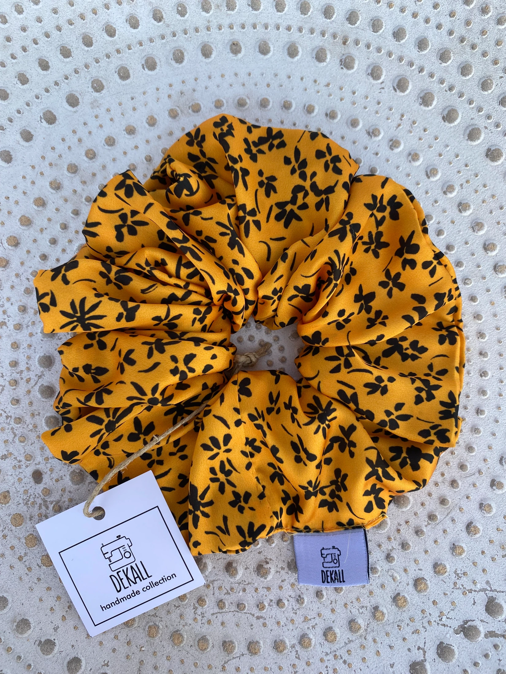 Scrunchie Mustard Bloom - φωτογραφία 1