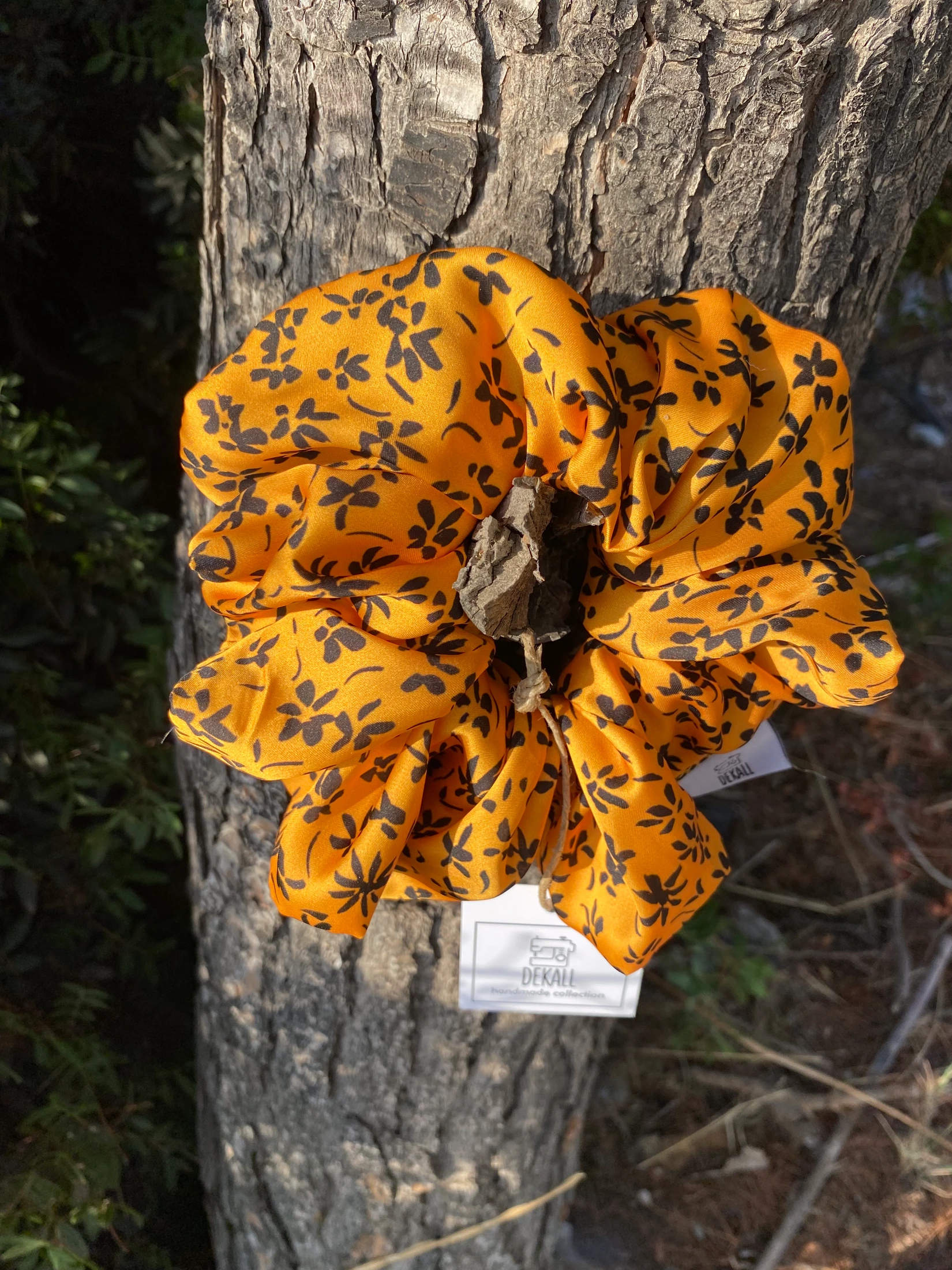 Scrunchie Mustard Bloom - φωτογραφία 2
