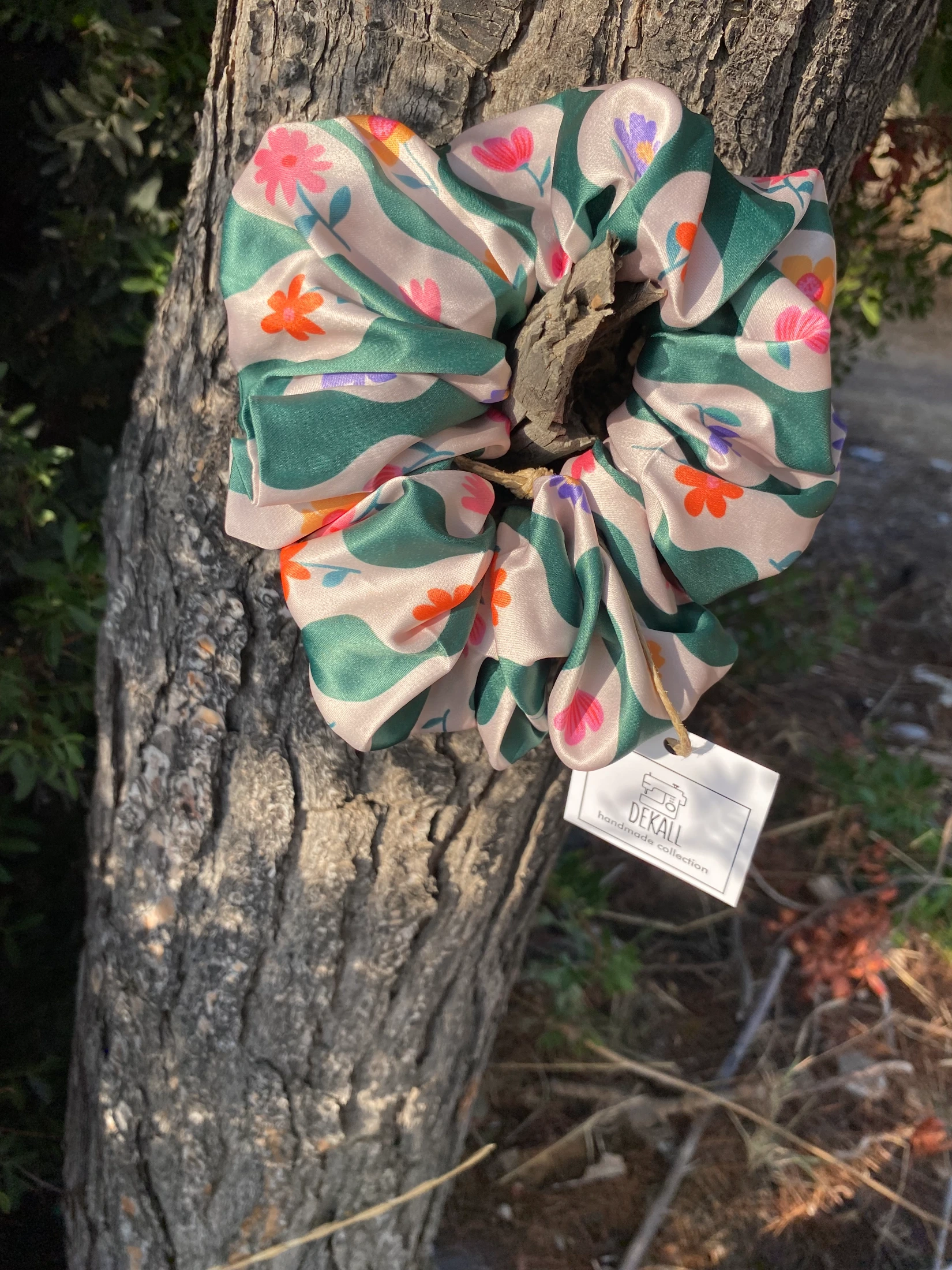 Scrunchie Green Garden - φωτογραφία 2