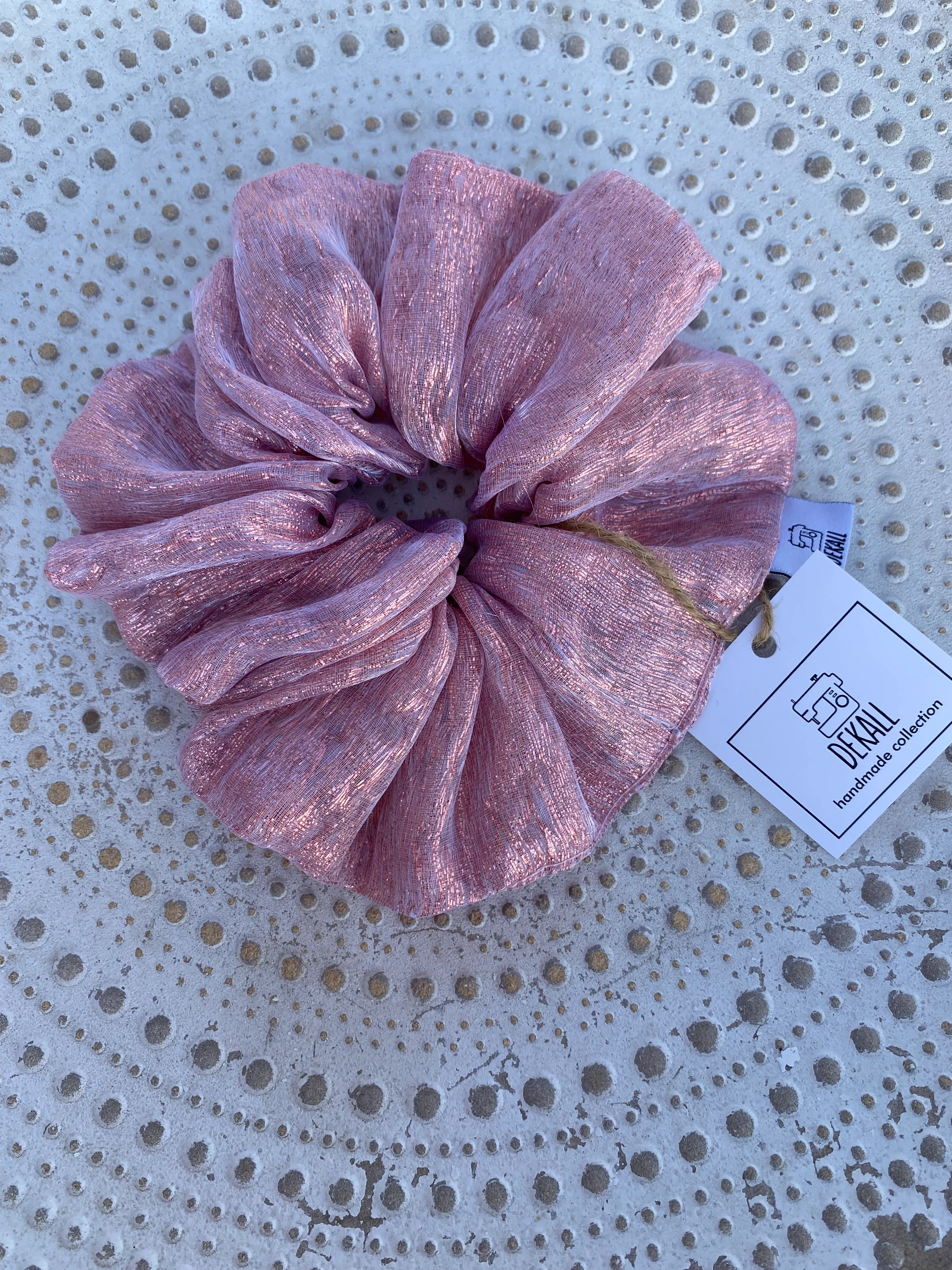 Scrunchie Crystal Pink - φωτογραφία 2