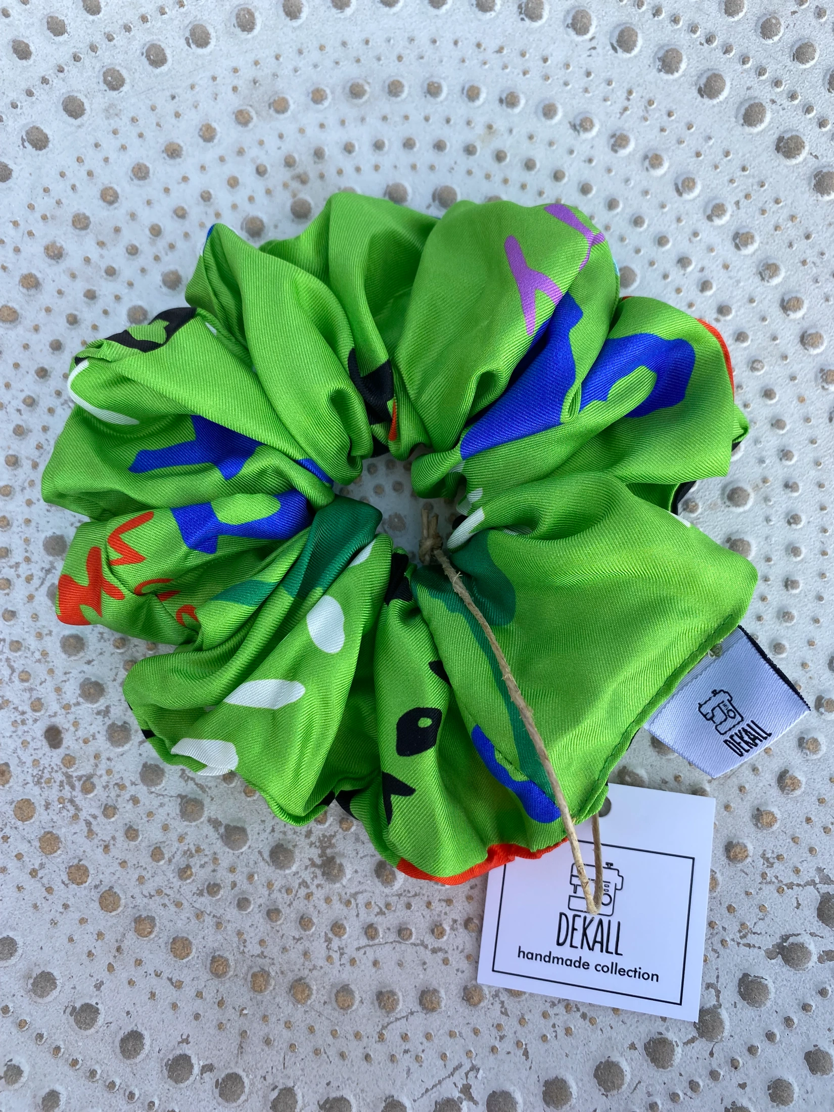Scrunchie Green Storm - φωτογραφία 2