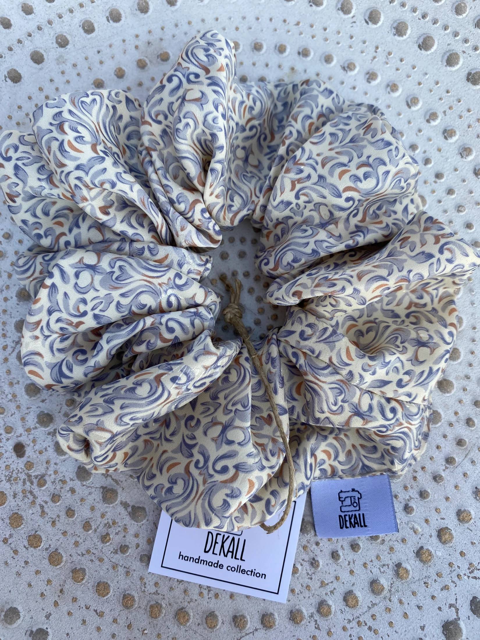Scrunchie Blue Porcelain - φωτογραφία 1