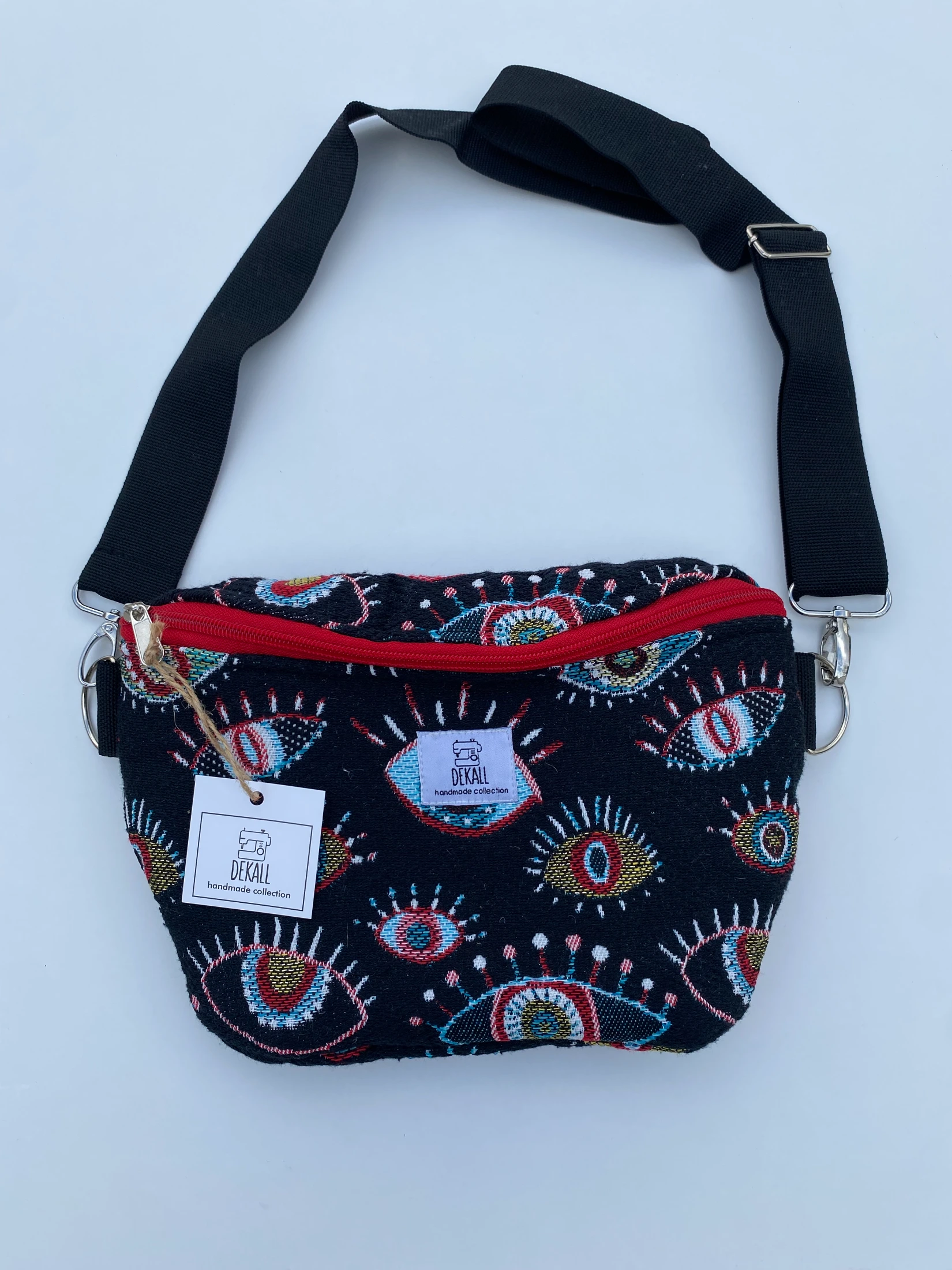 Belt Bag Black Eye Pattern - φωτογραφία 1