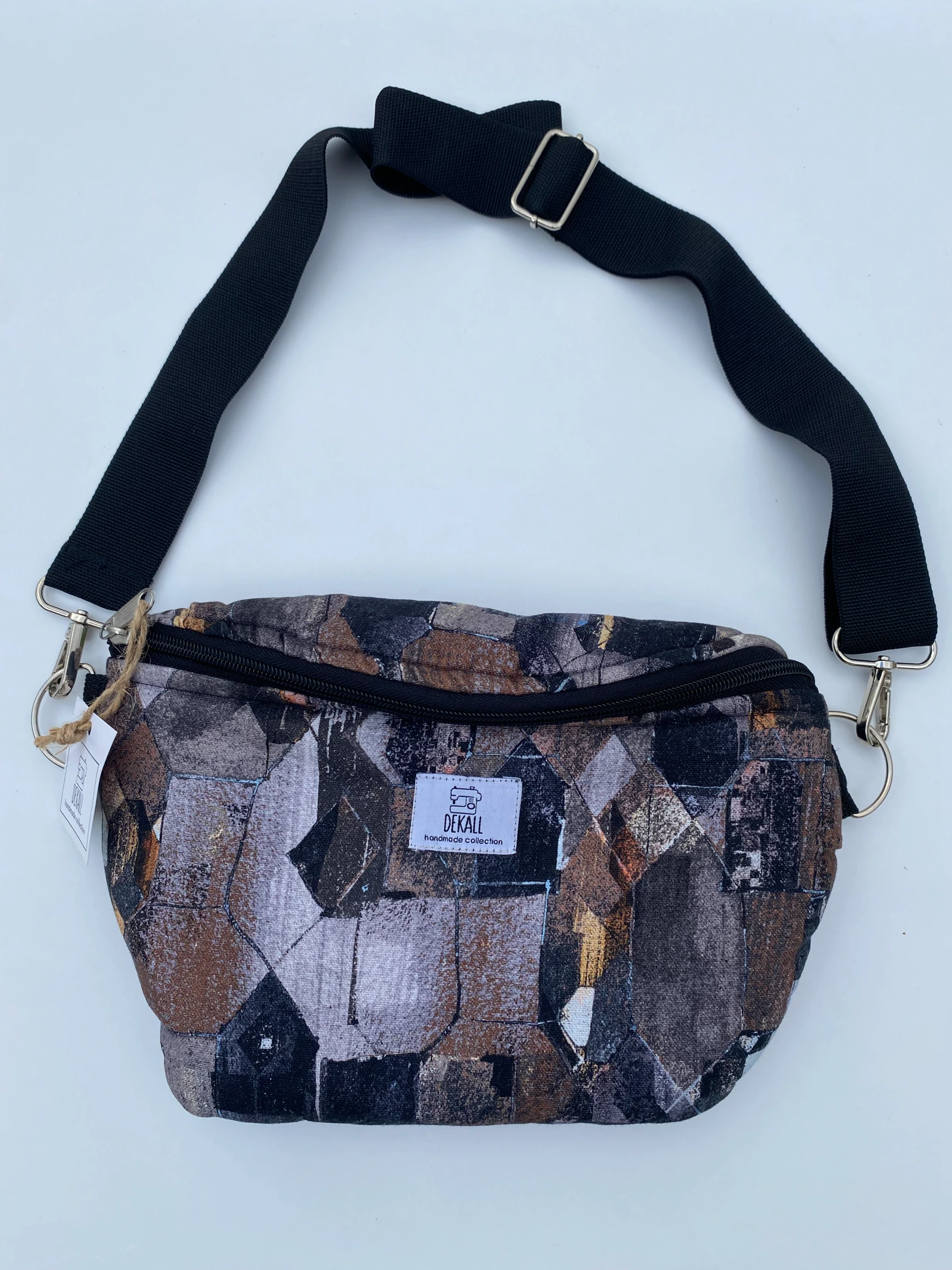 Belt Bag Dark Geometric Mosaic - φωτογραφία 1
