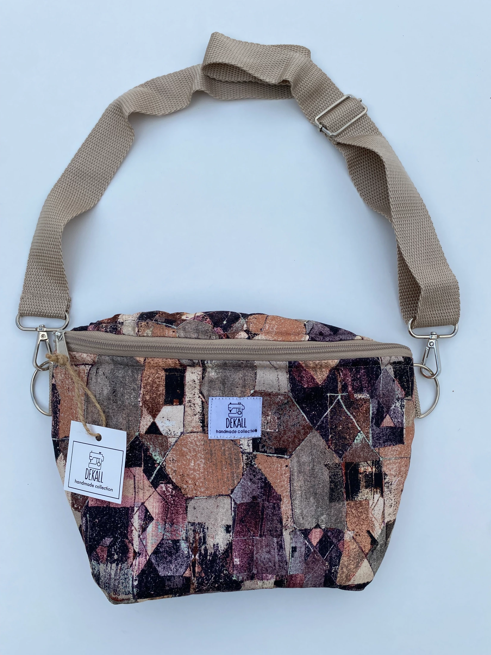 Belt Bag Light Geometric Mosaic - φωτογραφία 1