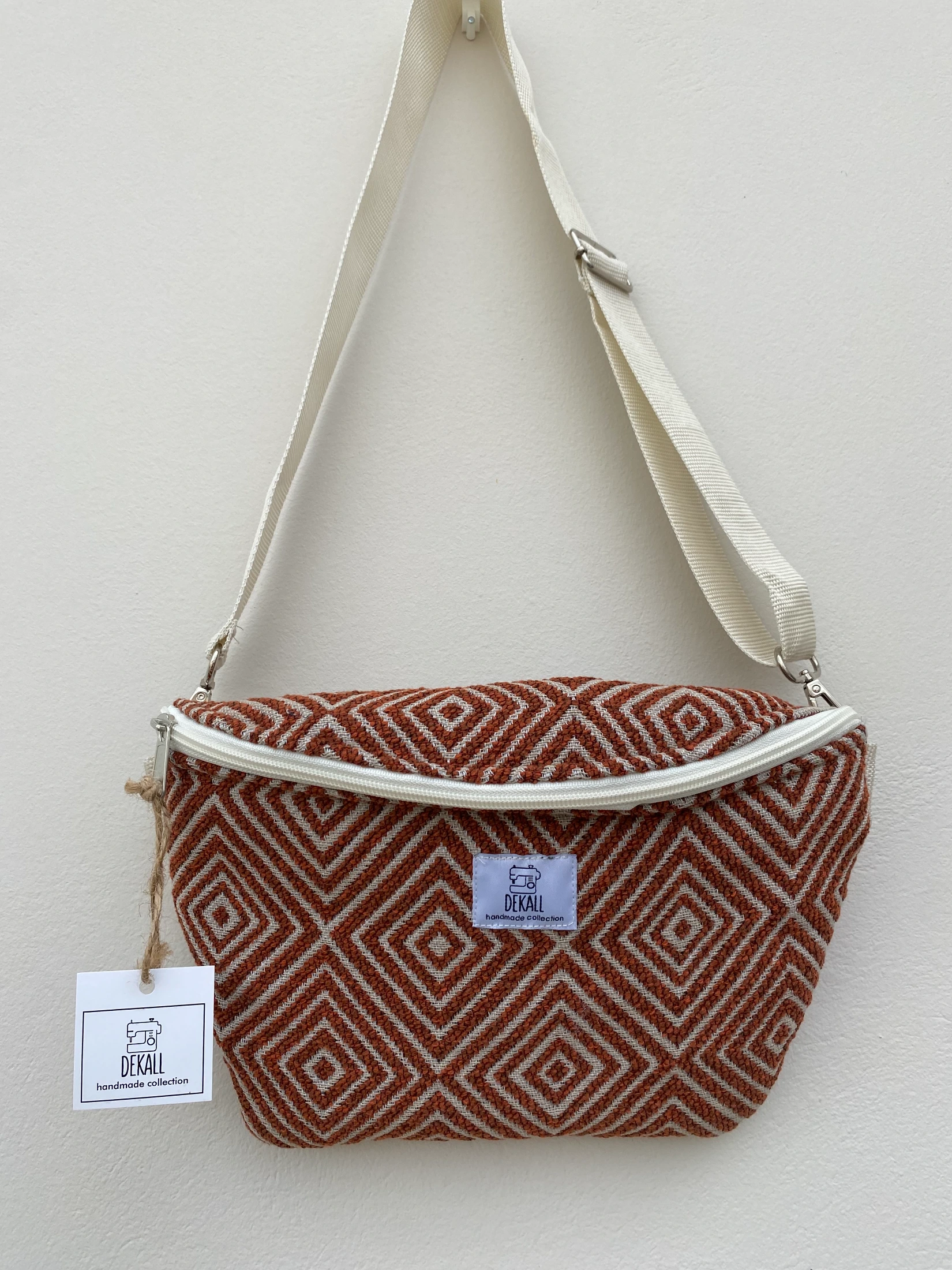 Belt Bag Terracotta Diamond - φωτογραφία 2