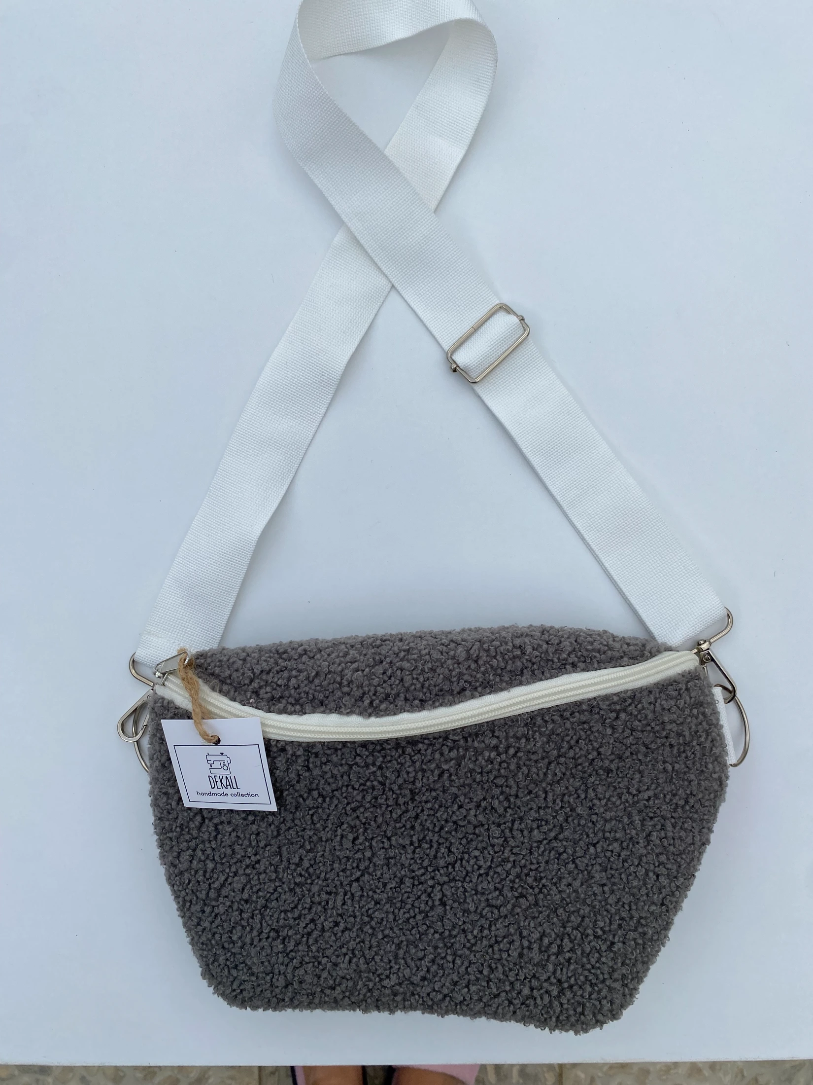 Βelt Bag Grey Flaaffy - φωτογραφία 3